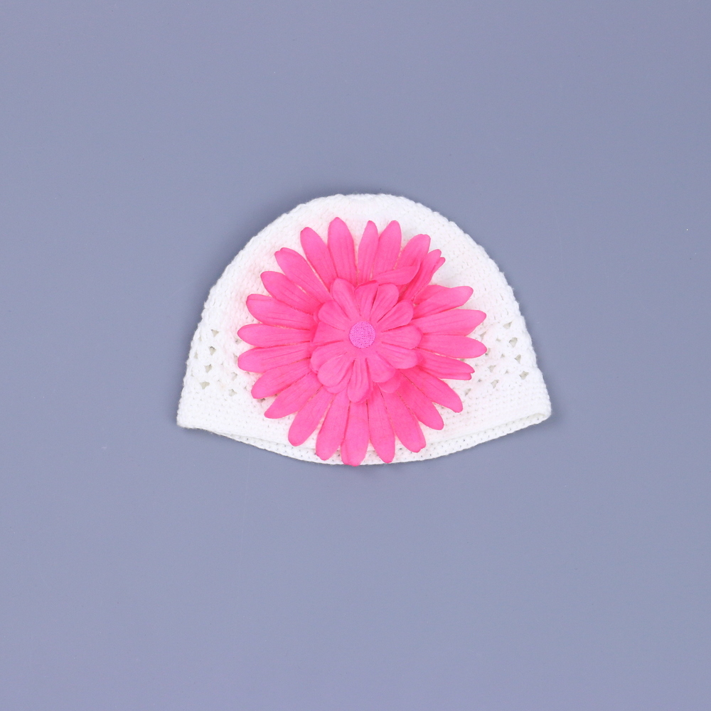 Koala Girls White | Pink Hat size: 3-6 Months